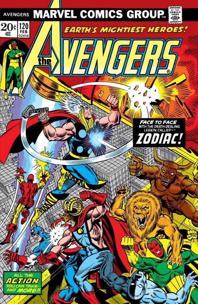 Cover of The Avengers #120