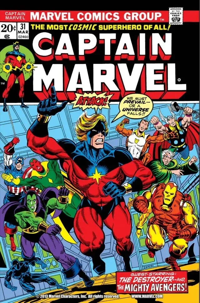 Cover of Captain Marvel #31