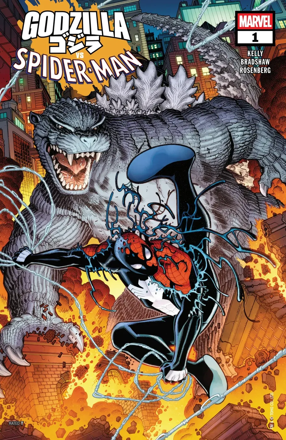 Cover of Godzilla vs. Spider-Man #1