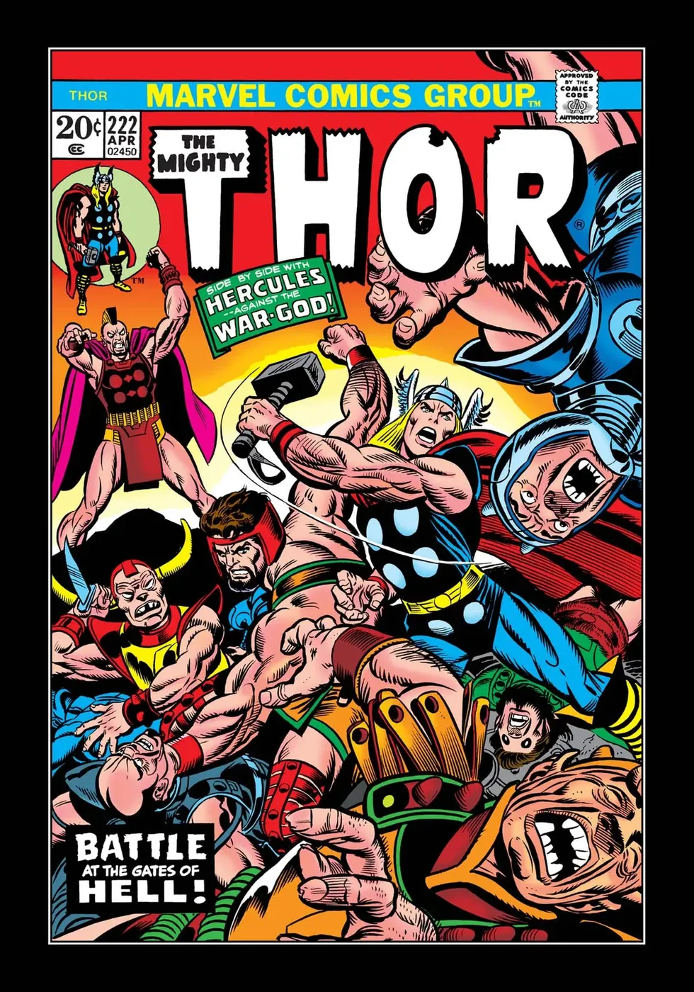 Cover of Thor #222