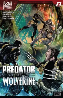 Cover of Predator versus Wolverine #2