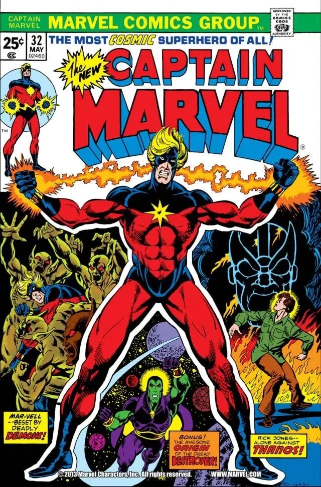 Cover of Captain Marvel #32