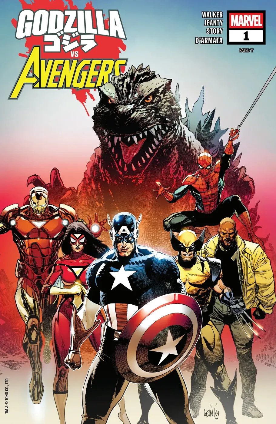 Cover of Godzilla vs. Avengers #1