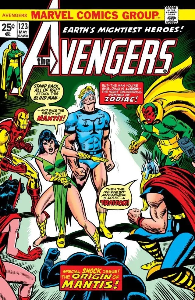 Cover of The Avengers #123