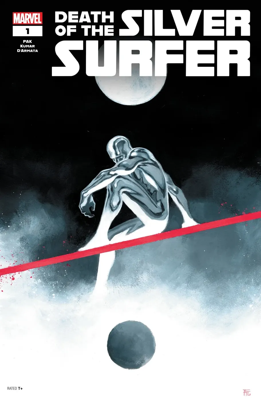 Cover of Death of the Silver Surfer #1