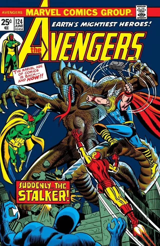 Cover of The Avengers #124