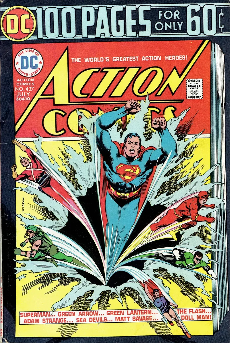 Cover of Action Comics #437