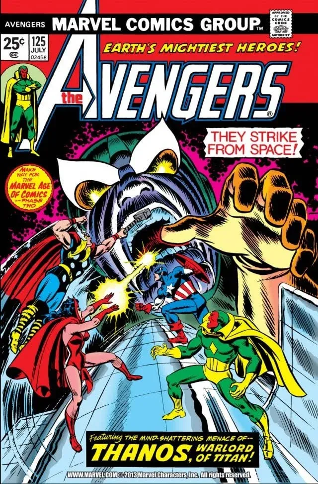 Cover of The Avengers #125