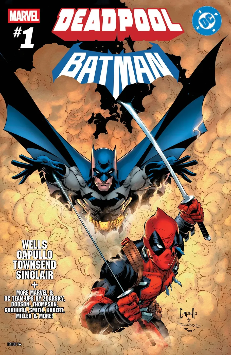 Cover of Marvel / DC: Deadpool / Batman #1