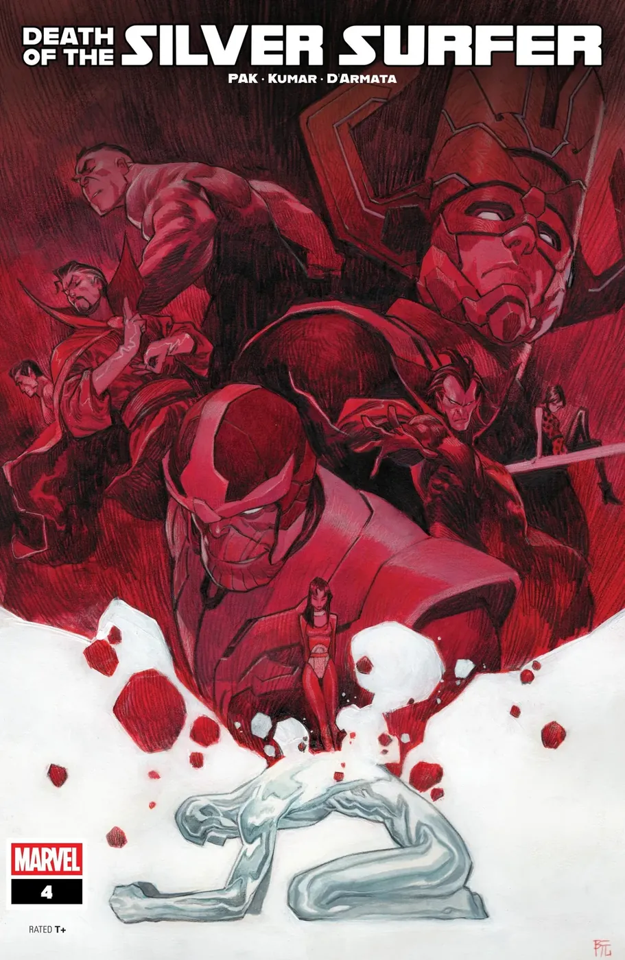 Cover of Death of the Silver Surfer #4