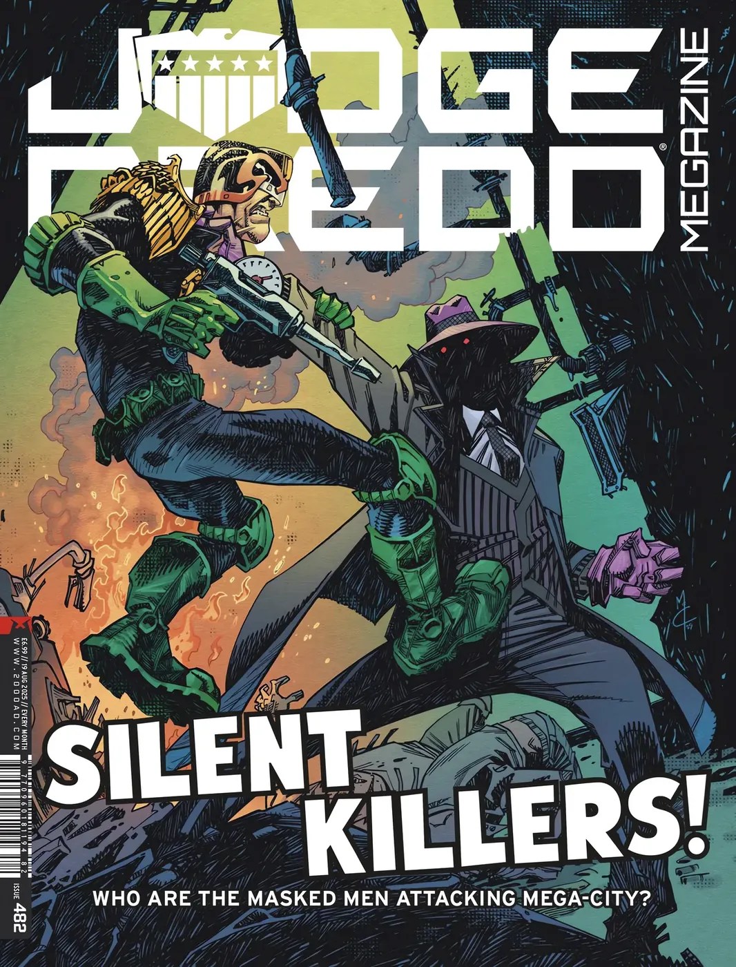 Cover of Judge Dredd Megazine #482