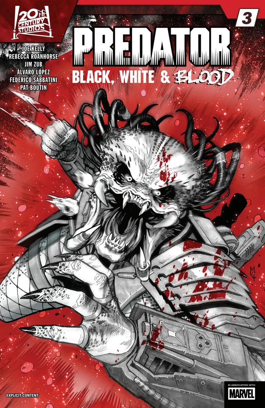 Cover of Predator: Black, White & Blood #3