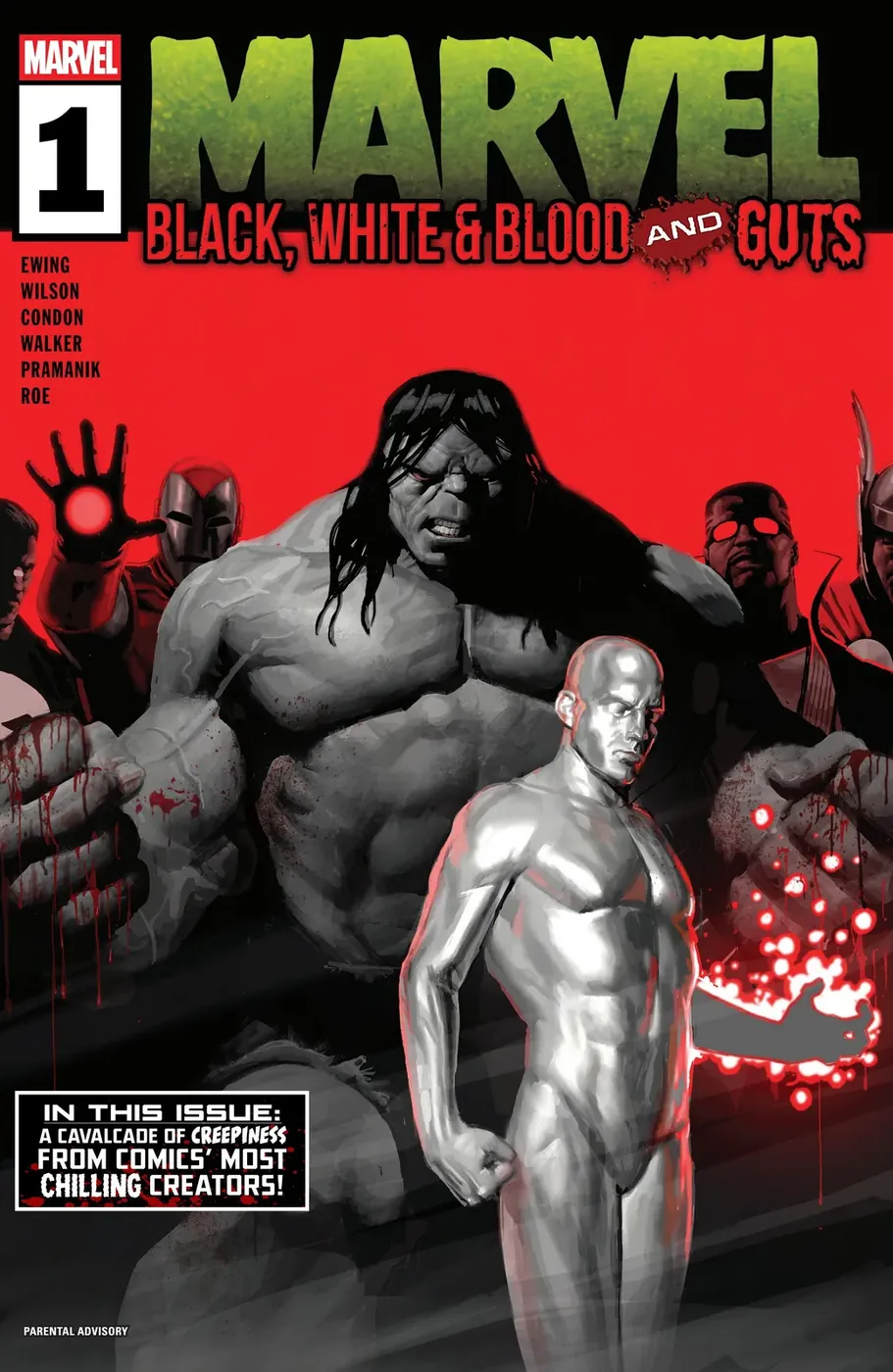 Cover of Marvel: Black, White & Blood and Guts #1