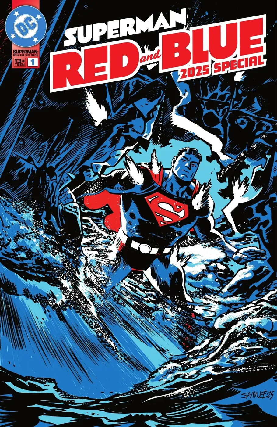 Cover of Superman Red & Blue 2025 Special #1
