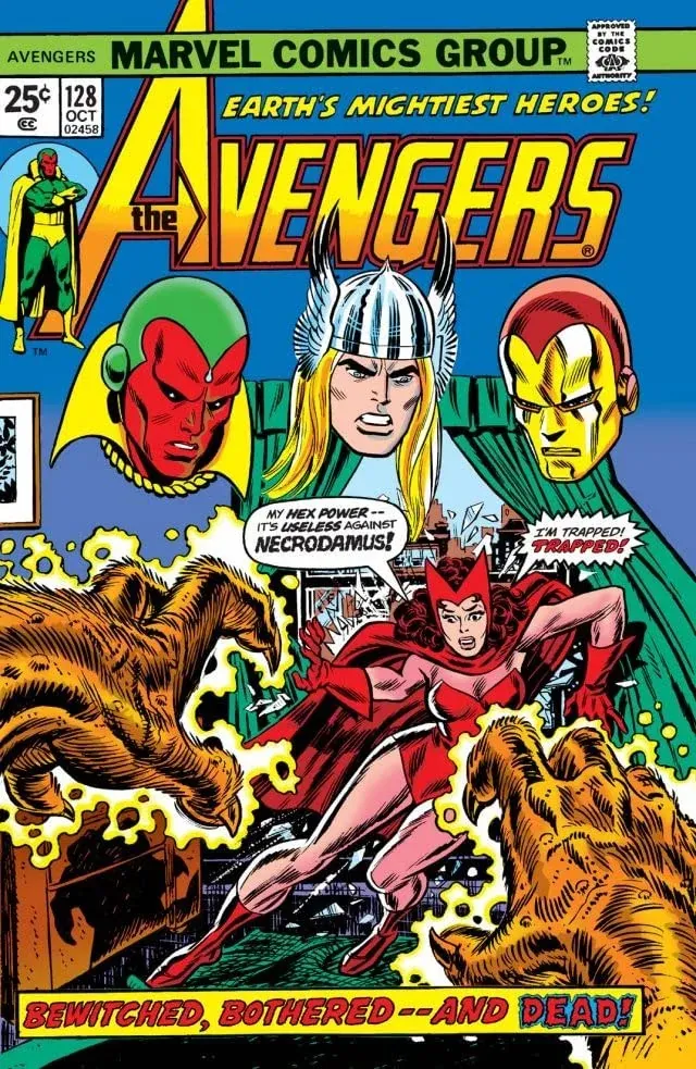 Cover of The Avengers #128