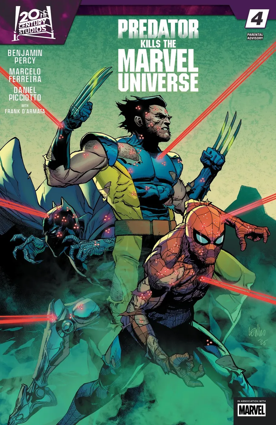 Cover of Predator Kills the Marvel Universe #4