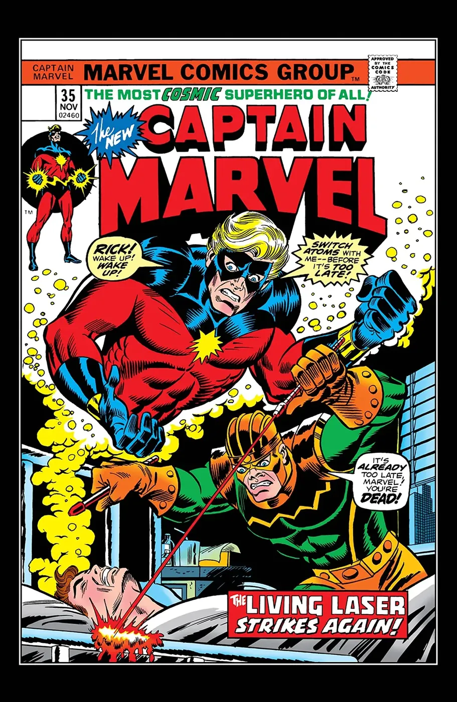 Cover of Captain Marvel #35