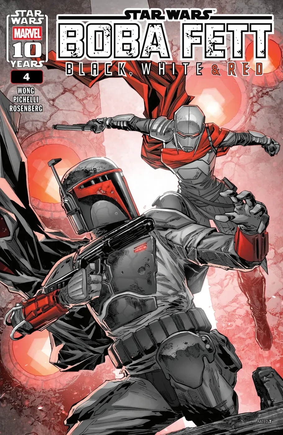 Cover of Star Wars: Boba Fett - Black, White & Red #4