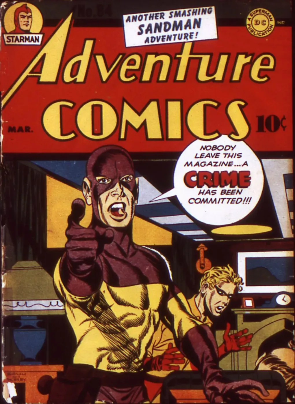 Cover of Adventure Comics #84