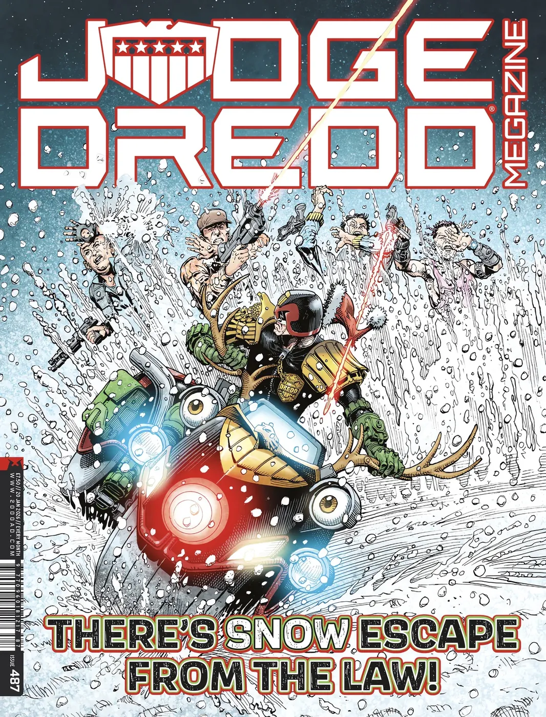 Cover of Judge Dredd Megazine #487