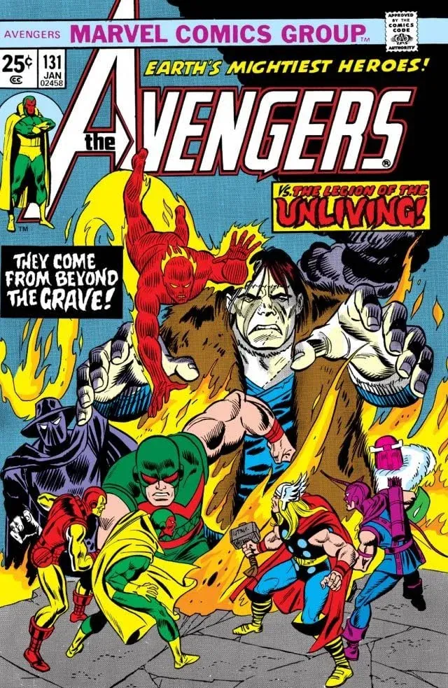 Cover of The Avengers #131