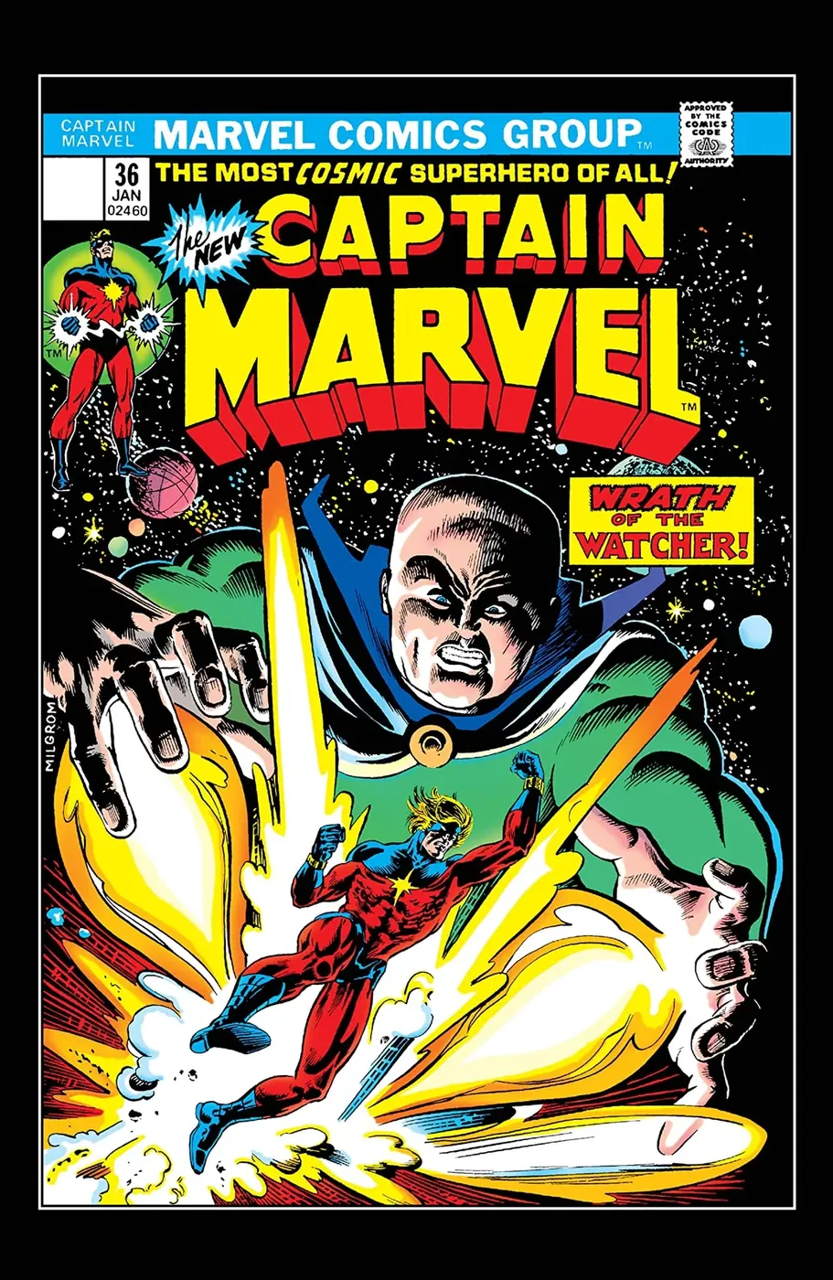 Cover of Captain Marvel #36