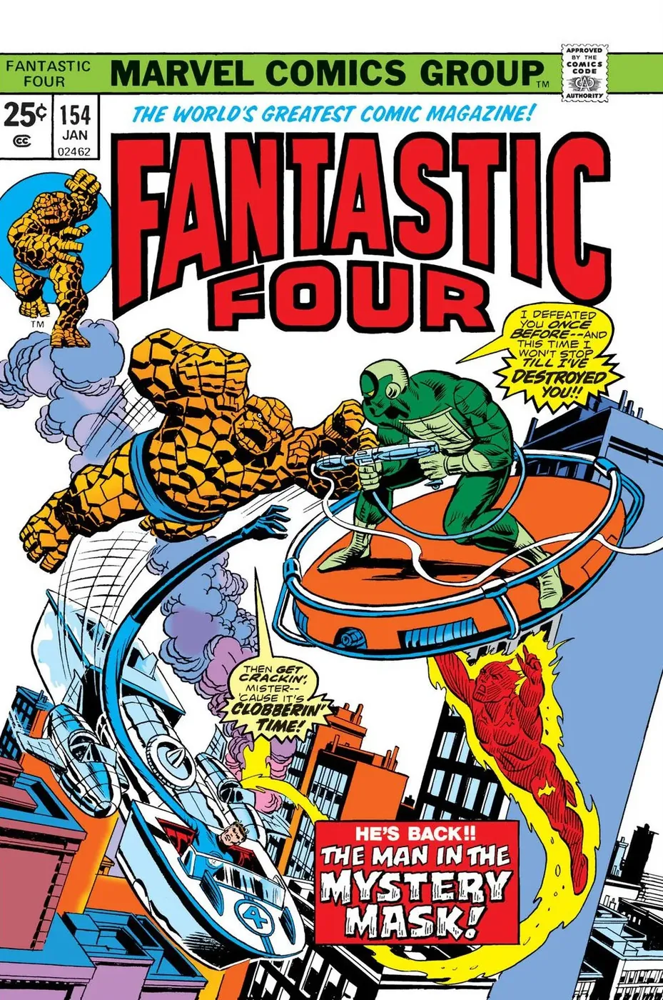 Cover of Fantastic Four #154
