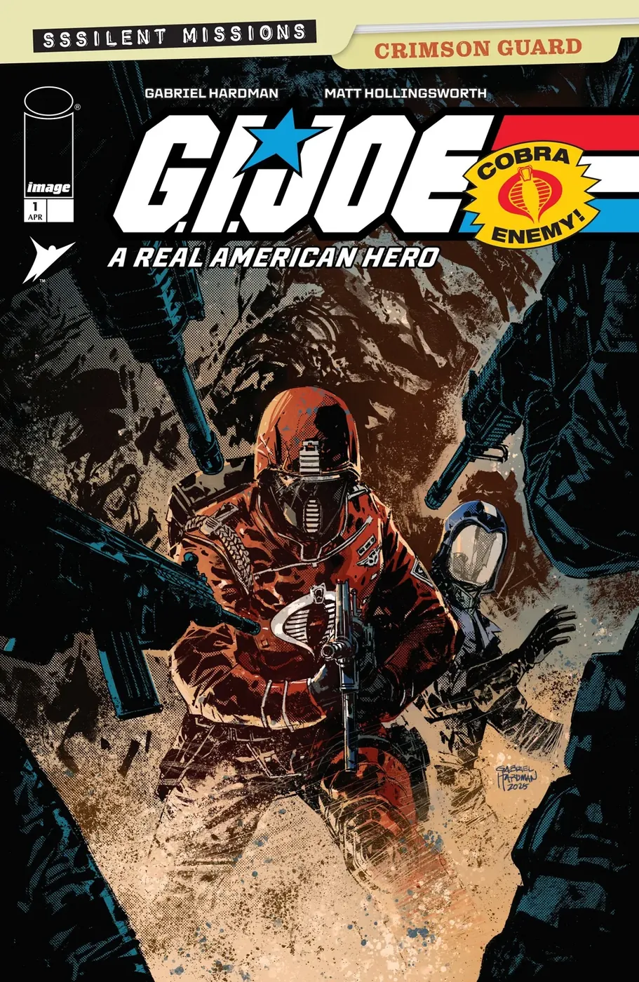 Cover of G.I. Joe: A Real American Hero Sssilent Missions: Crimson Guard #1 #1