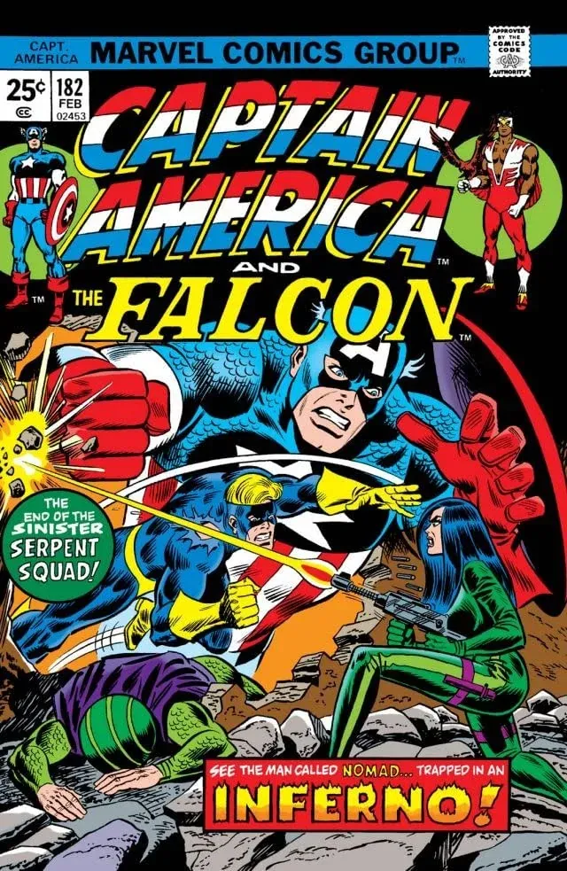 Cover of Captain America #182