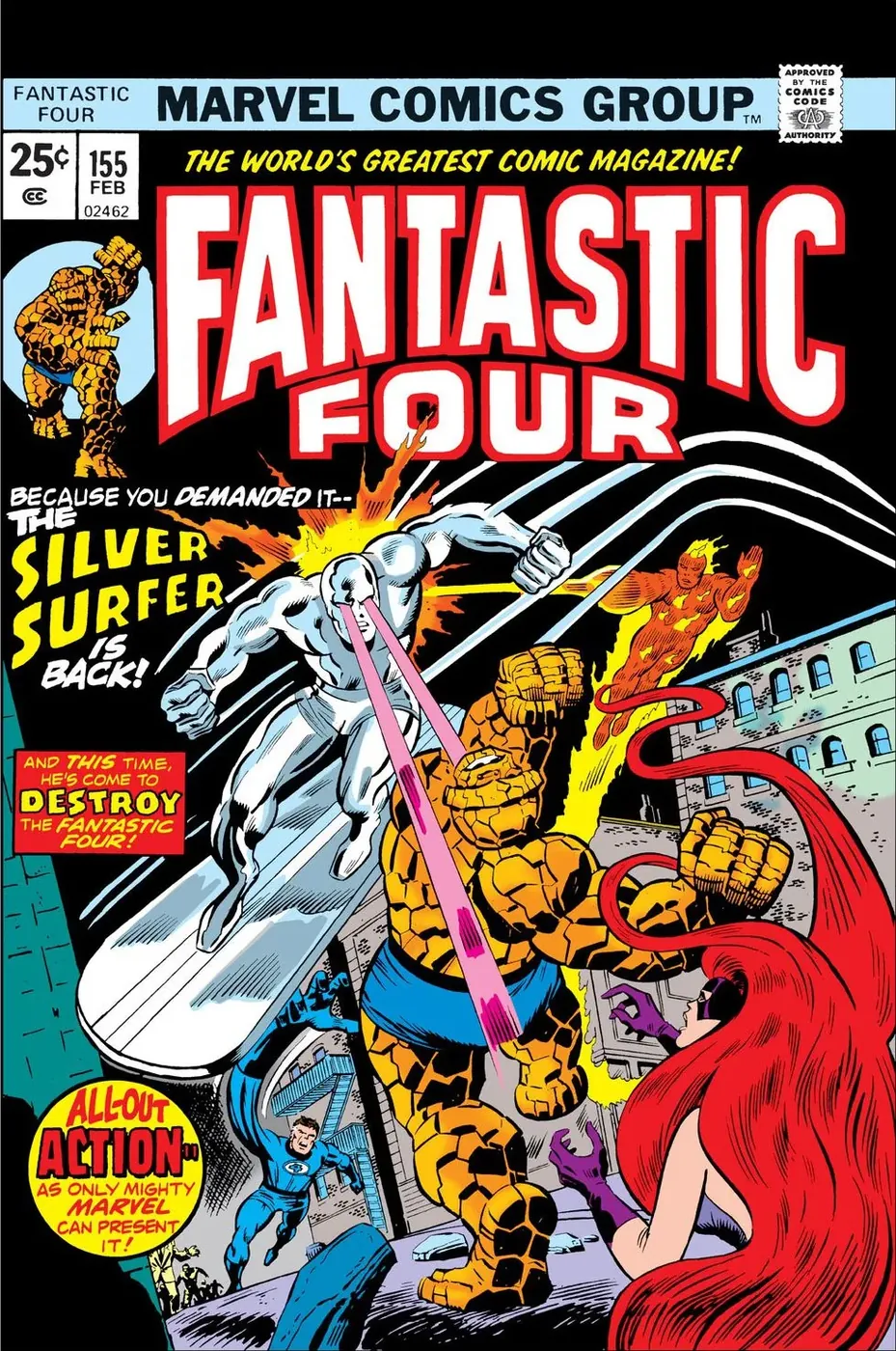 Cover of Fantastic Four #155