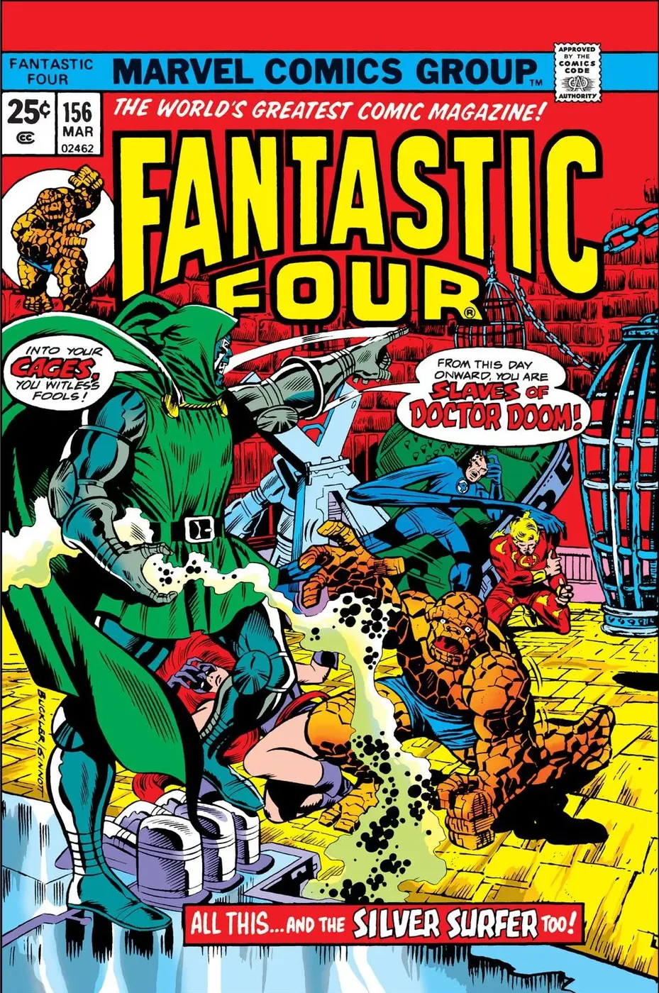 Cover of Fantastic Four #156