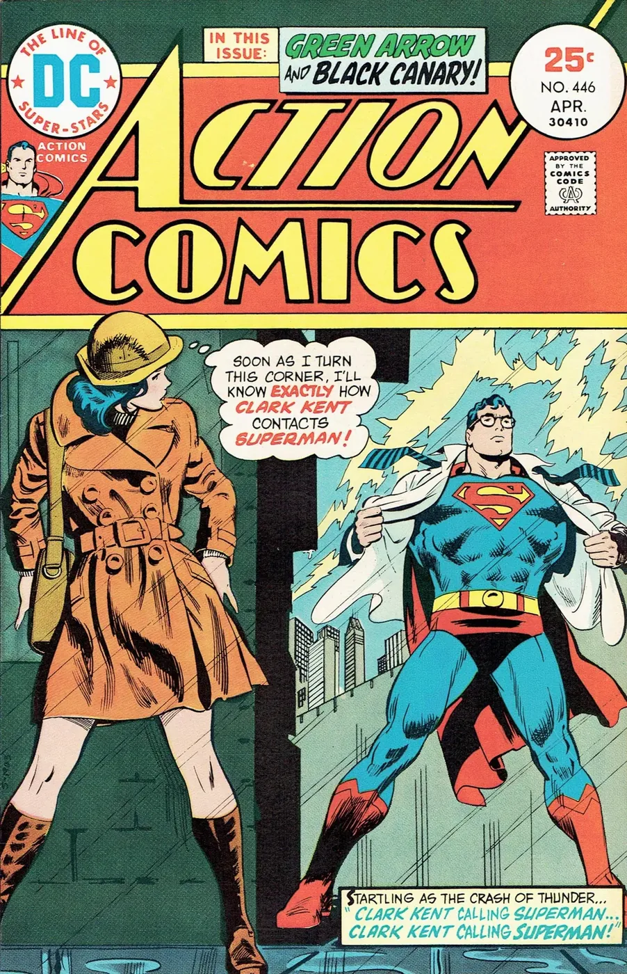 Cover of Action Comics #446