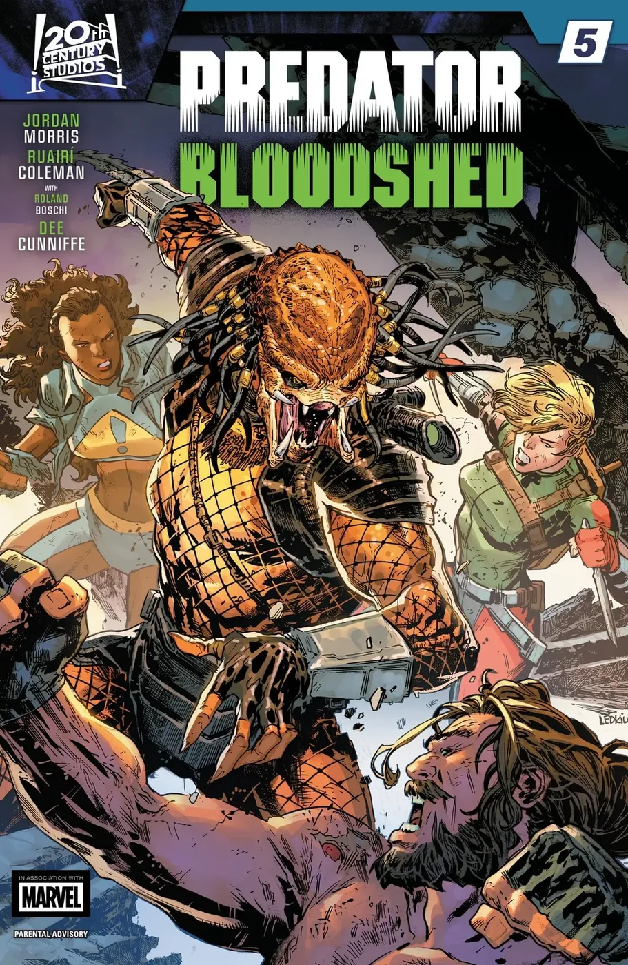 Cover of Predator: Bloodshed #5
