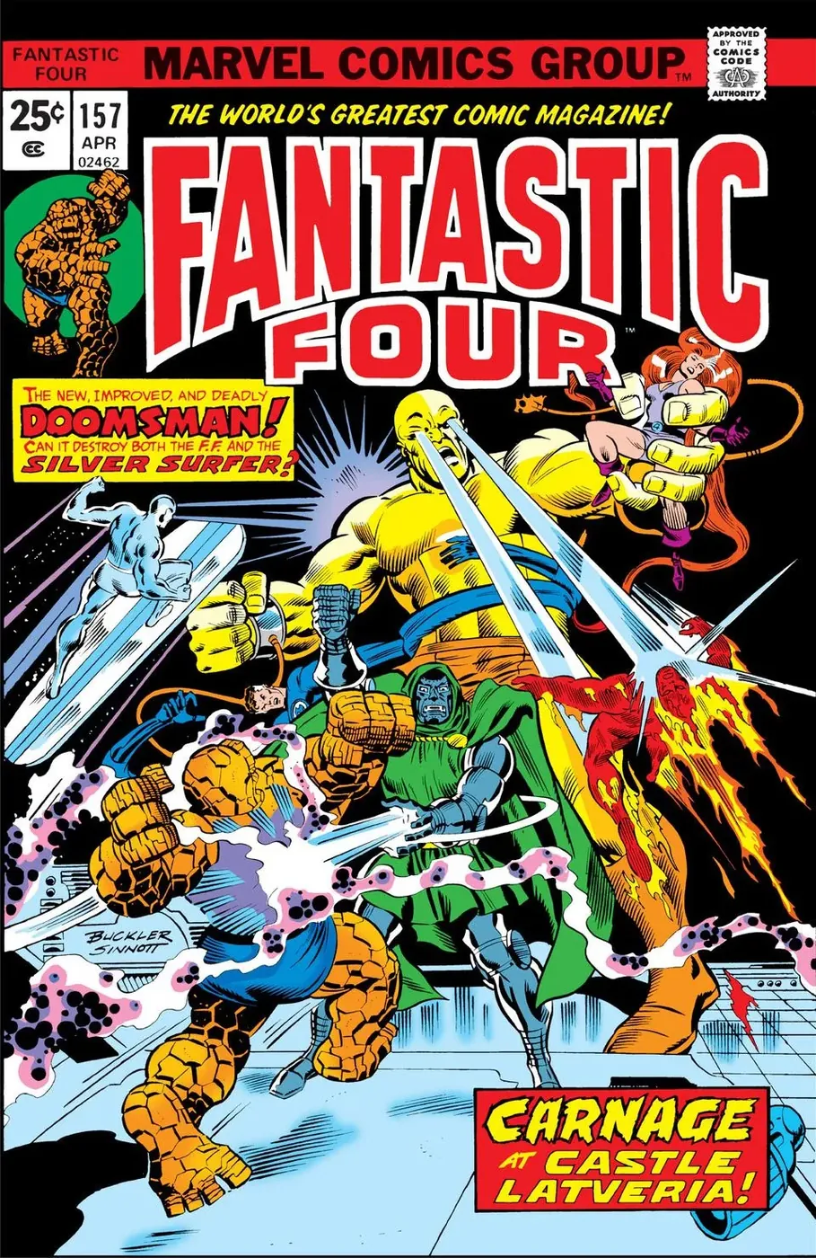 Cover of Fantastic Four #157