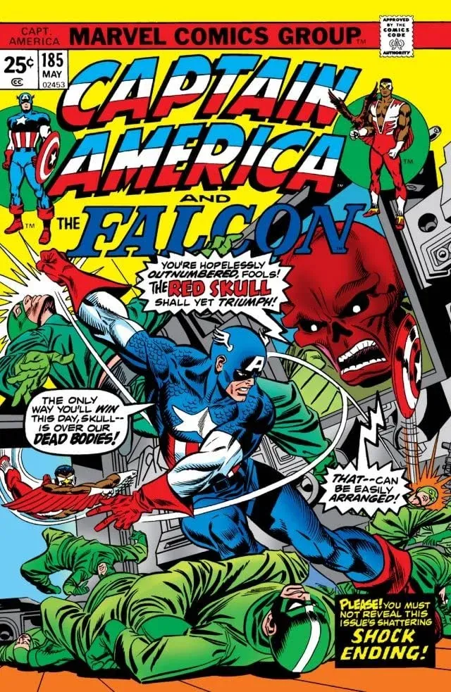 Cover of Captain America #185