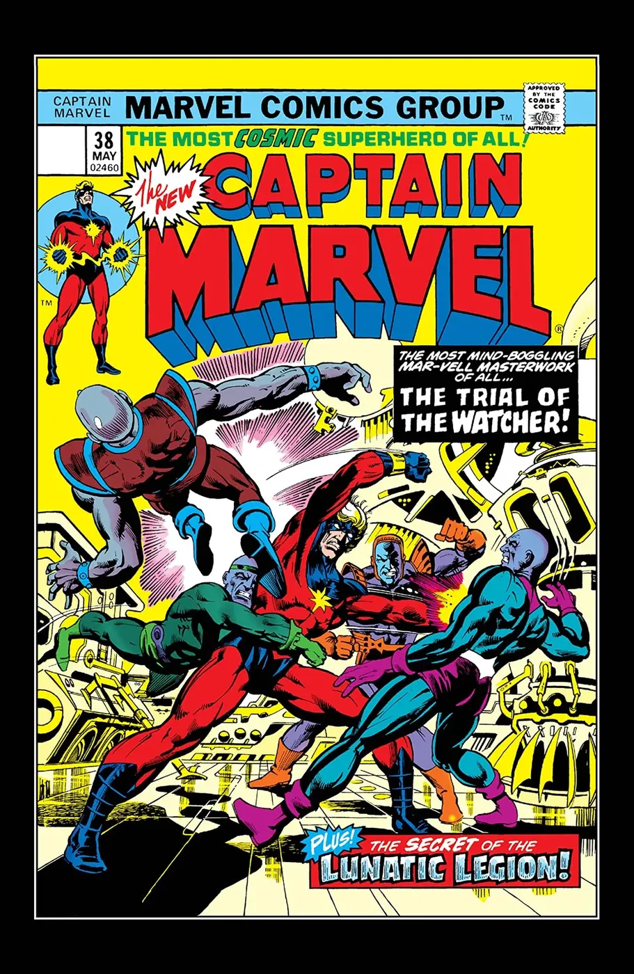 Cover of Captain Marvel #38