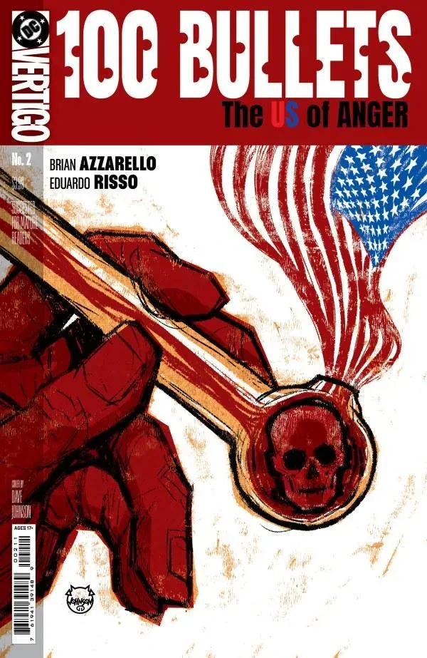 Cover of 100 Bullets: The US of Anger #2