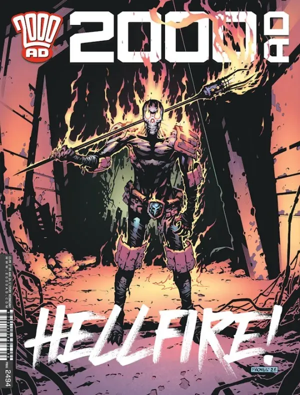 Cover of 2000 AD #2494