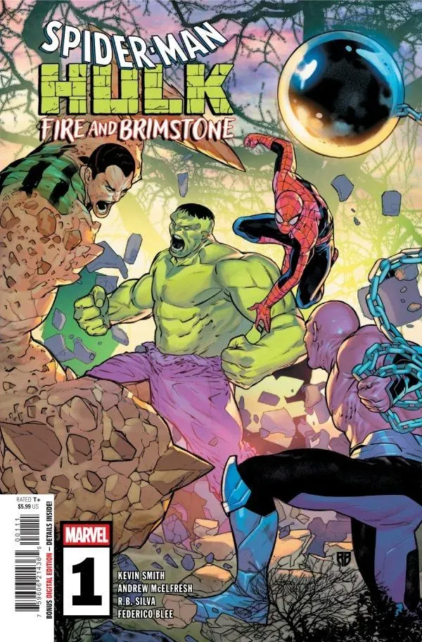 Cover of Spider-Man / Hulk: Fire and Brimstone #1