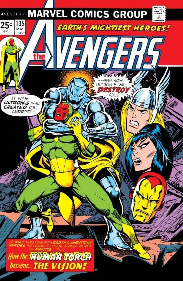 Cover of The Avengers #135