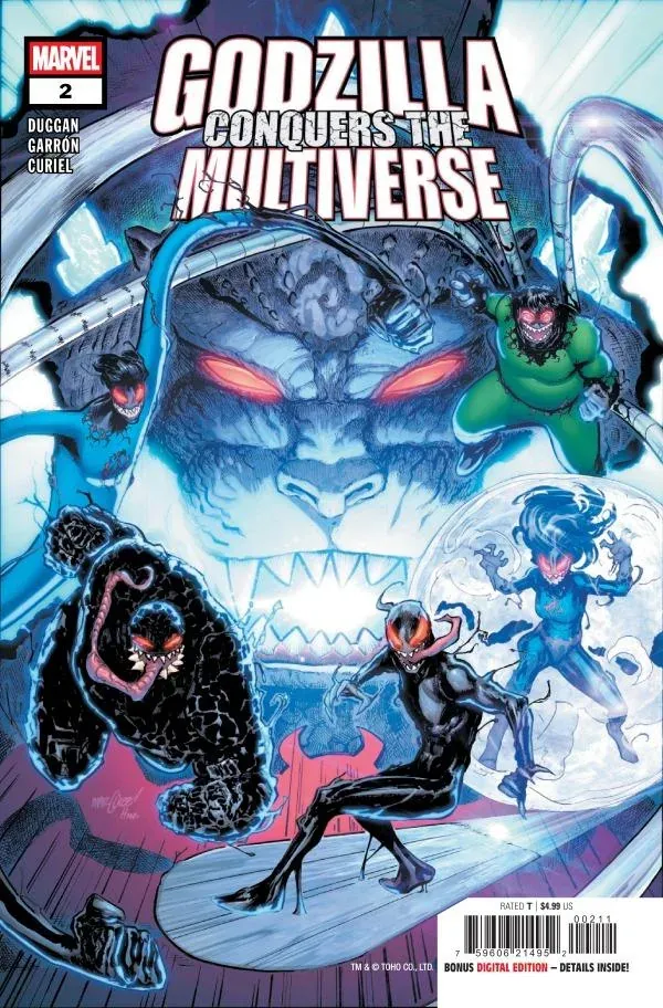 Cover of Godzilla Conquers the Multiverse #2