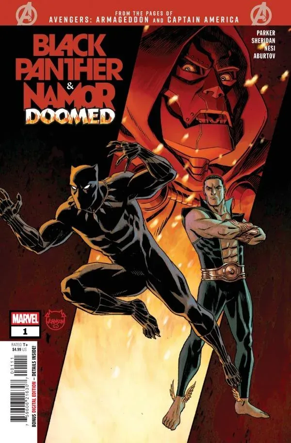 Cover of Black Panther / Namor: Doomed #1