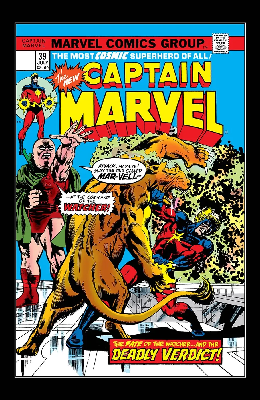 Cover of Captain Marvel #39