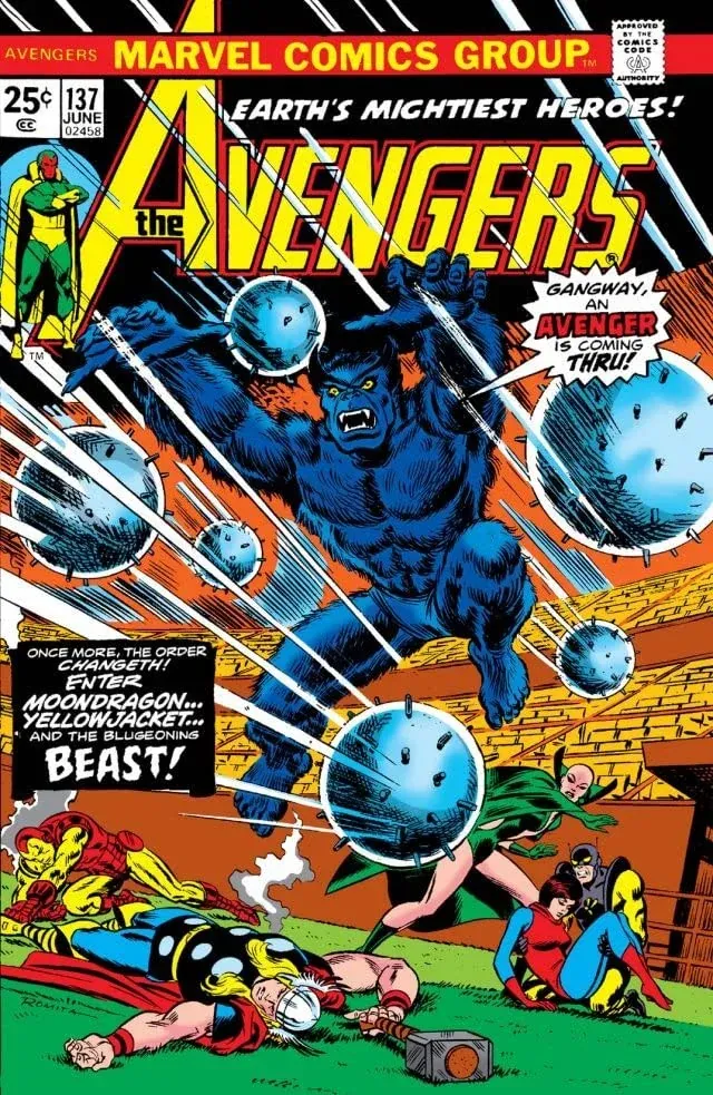 Cover of The Avengers #137