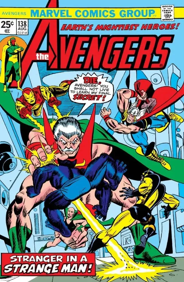 Cover of The Avengers #138