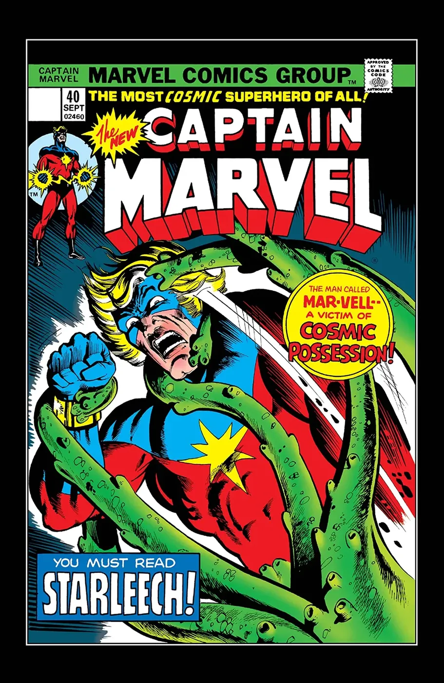 Cover of Captain Marvel #40