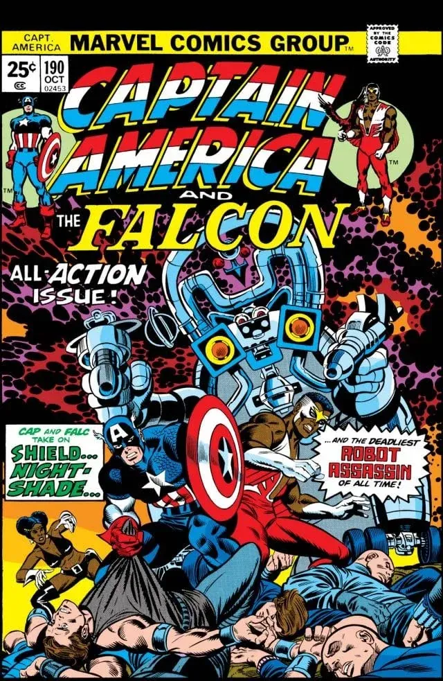 Cover of Captain America #190