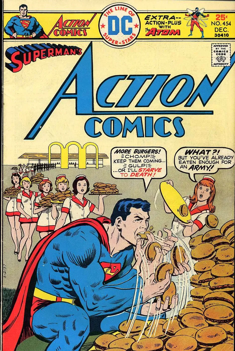 Cover of Action Comics #454