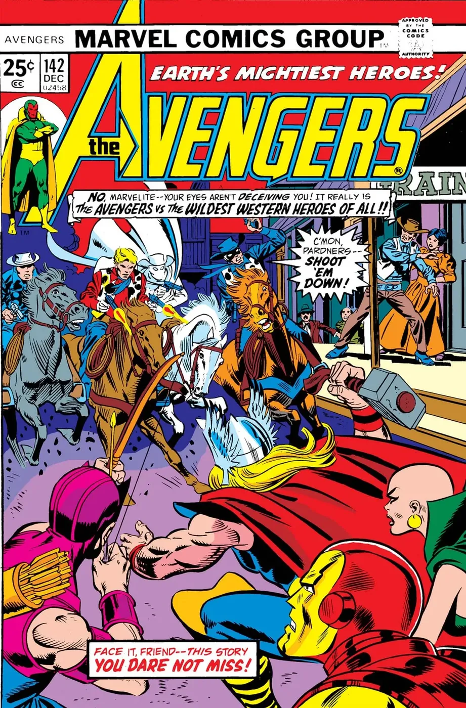 Cover of The Avengers #142