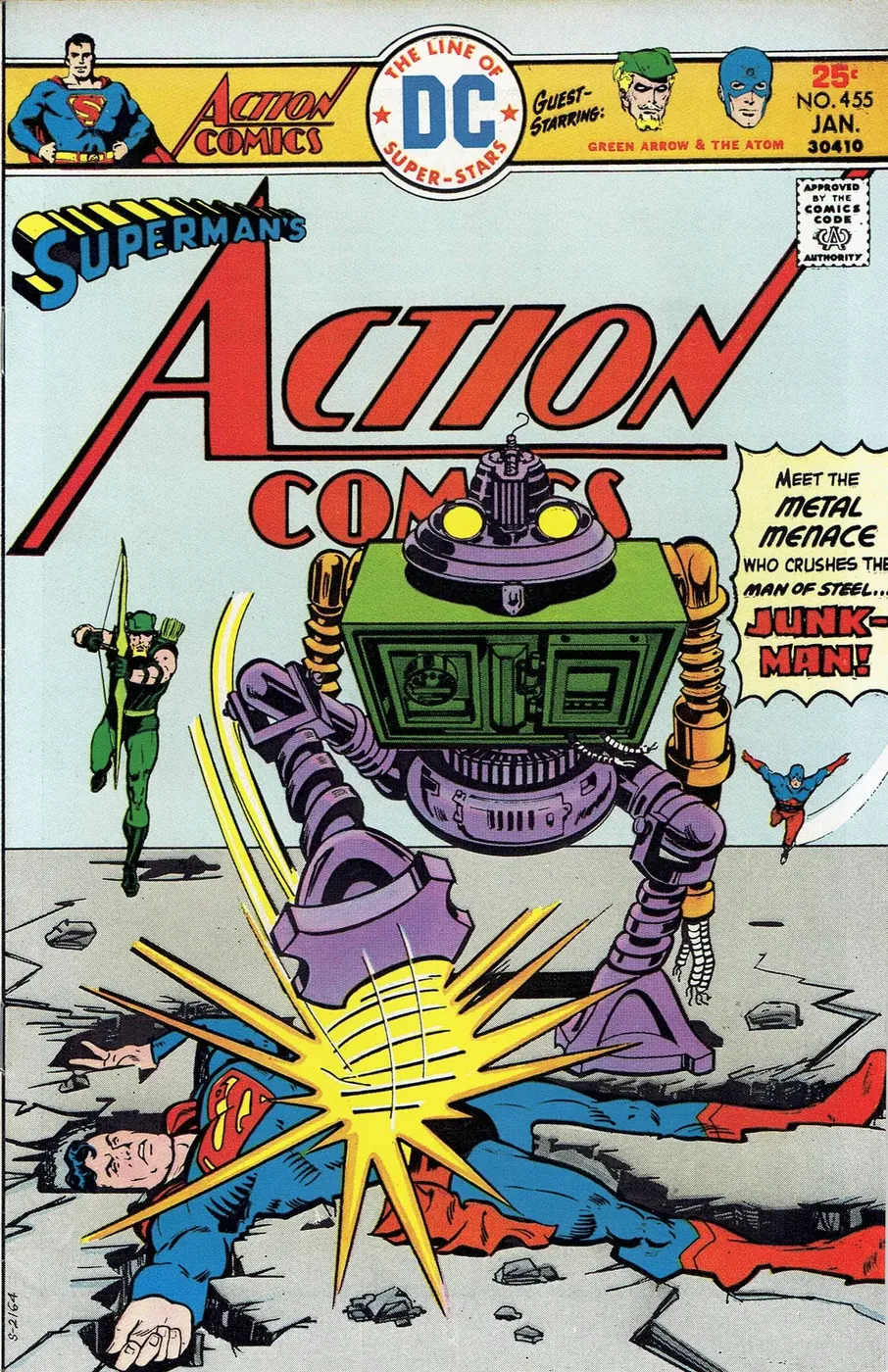 Cover of Action Comics #455